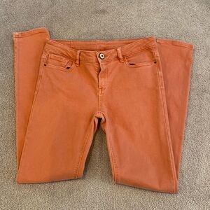 Zara Orange Straight Leg Jeans